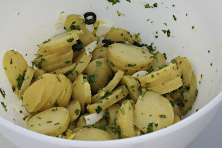 Græsk kartoffelsalat